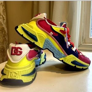 Dolce & Gabbana Multicolor Airmaster Low Top Men Sneakers  EU 46 MADE IN ITALY